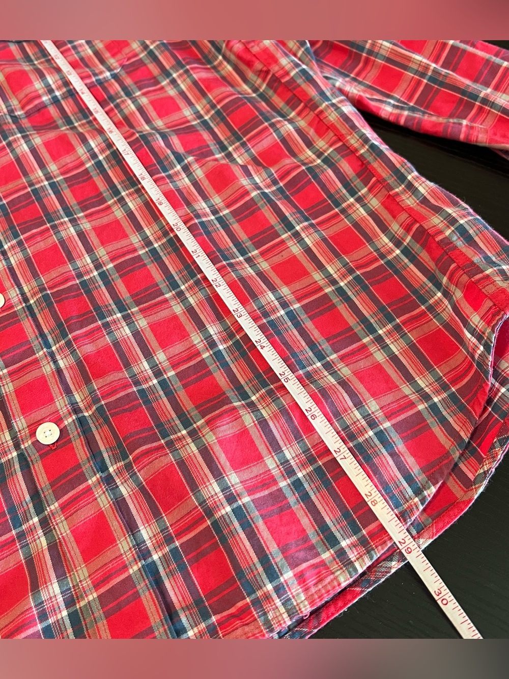Untuckit Ojai Red Plaid Long Sleeve Button Down Shirt Men’s Large - Picture 12 of 12
